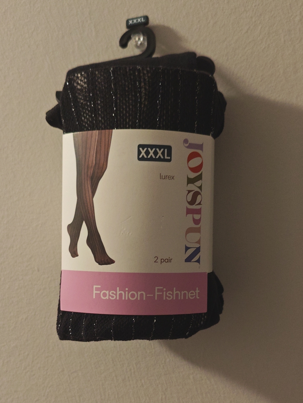 2 Pk Black Joyspun Fashion Tights